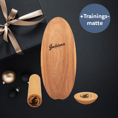 Indiana® Balance Board Nussbaum - Set