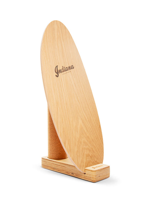 Indiana® Balance Board Eiche inkl. Korkrolle