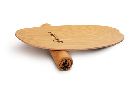 Indiana® Balance Board Eiche inkl. Korkrolle