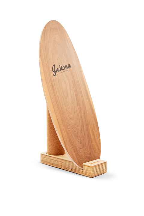Indiana® Balance Board Nussbaum inkl. Korkrolle