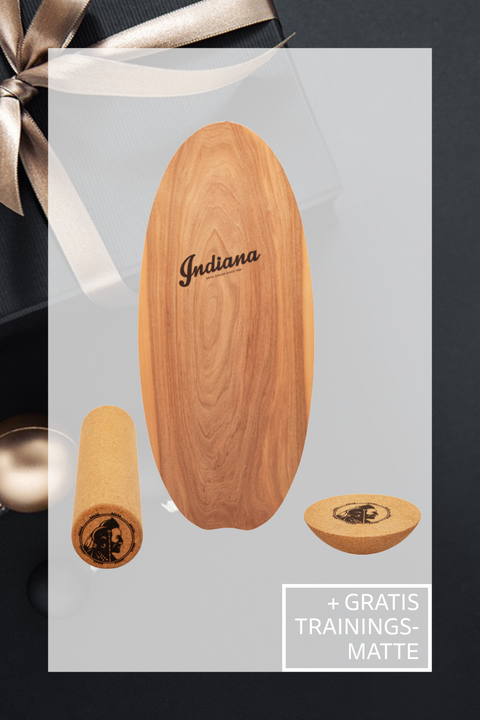 Indiana® Balance Board Nussbaum - Set