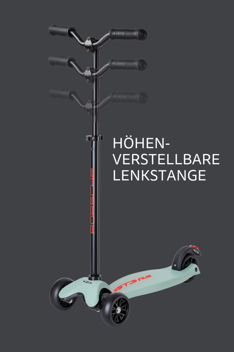 Micro Kickboard Deluxe by Porsche Shade Green Metallic