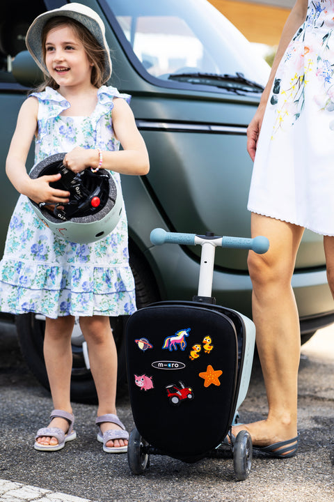 Micro Luggage Junior Patch & Play Frosty Blue