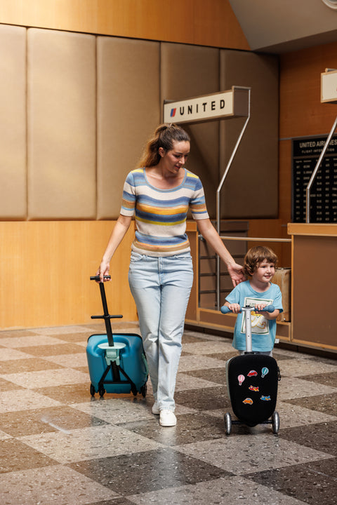 Micro Luggage Junior Patch & Play Frosty Blue - BACK TO SCHOOL BUNDLE